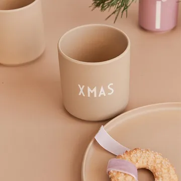 Design Letters ulubiony kubek 250 ml - Xmas-beige - Design Letters