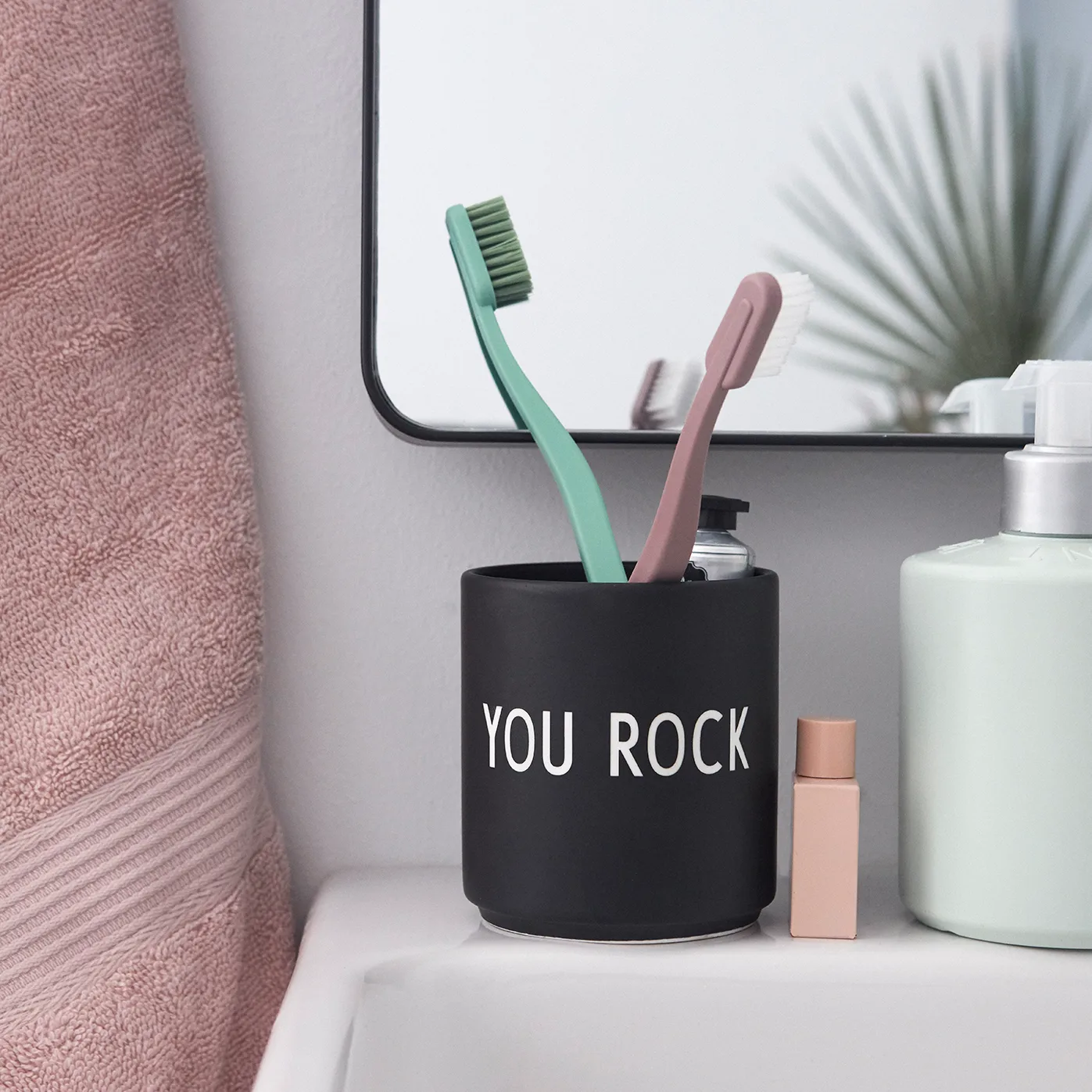 Design Letters ulubiony kubek 250 ml, You rock-black Design Letters