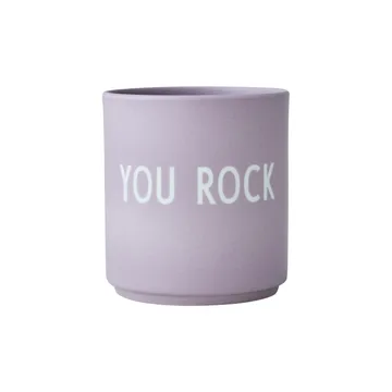 Design Letters ulubiony kubek 250 ml - You rock-lavender - Design Letters
