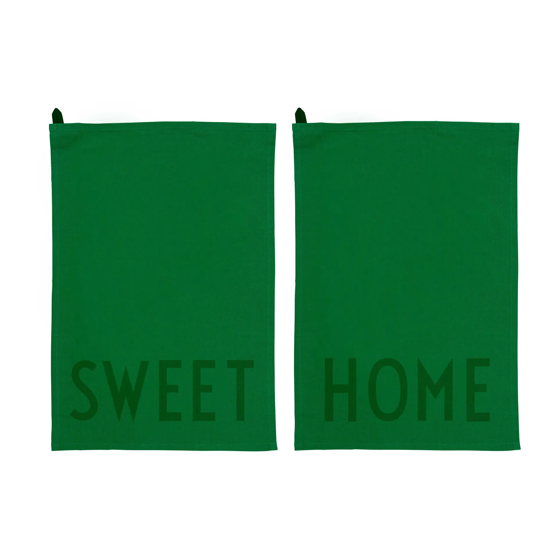 Design Letters ulubiony ręcznik kuchenny 2 szt., Sweet-home-green Design Letters