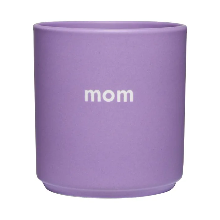Design Letters VIP ulubiony kubek 250 ml, Lilac, Mom Collection Design Letters