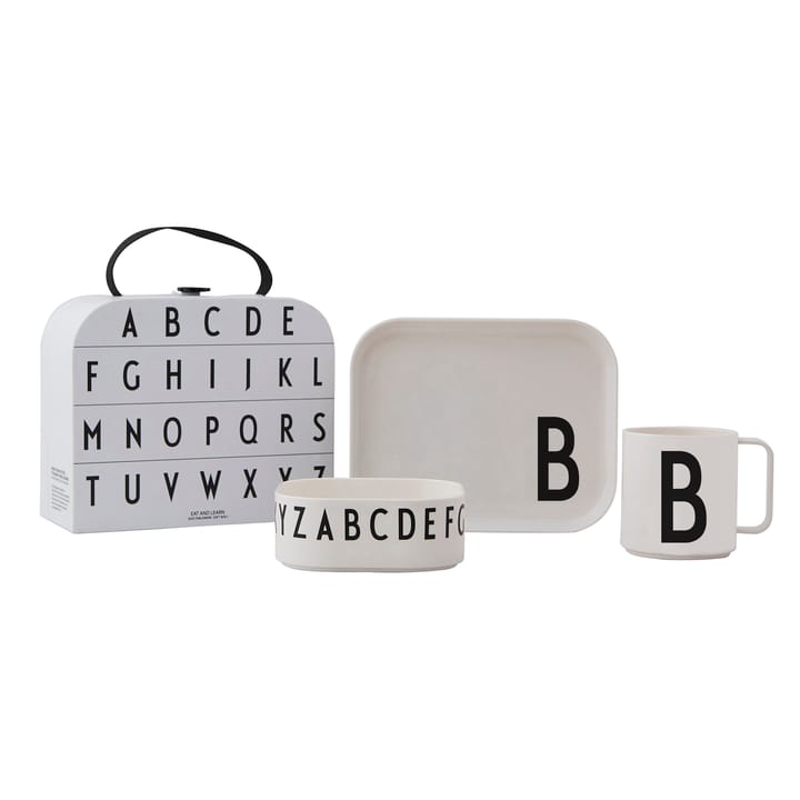 Design Letters zastawa stołowa dla dzieci - set - B - Design Letters