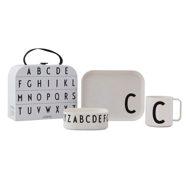 Design Letters zastawa stołowa dla dzieci - set - C - Design Letters