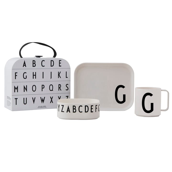 Design Letters zastawa stołowa dla dzieci - set - G - Design Letters