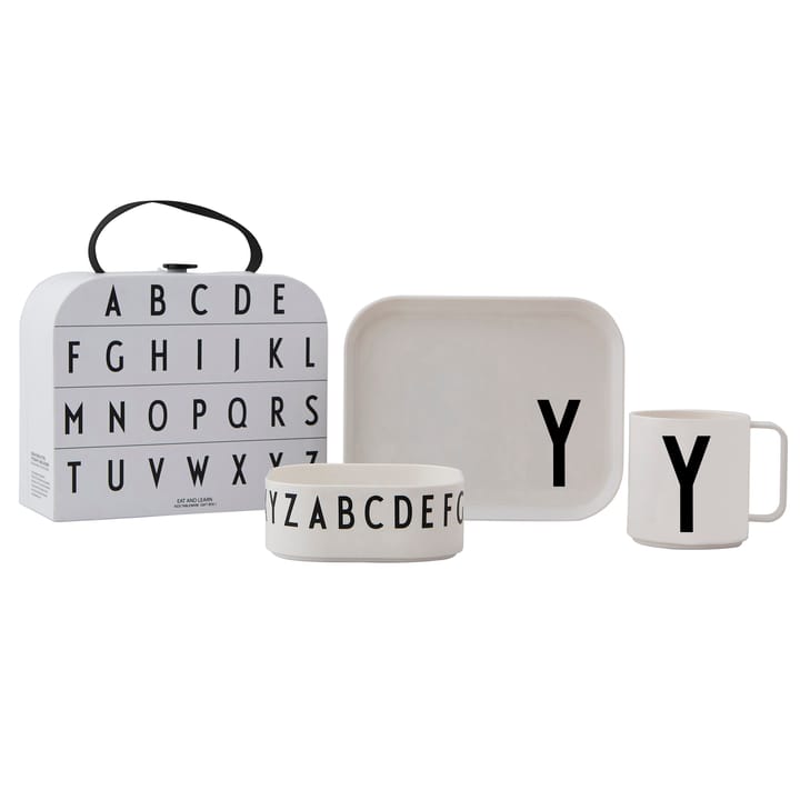 Design Letters zastawa stołowa dla dzieci - set - Y - Design Letters
