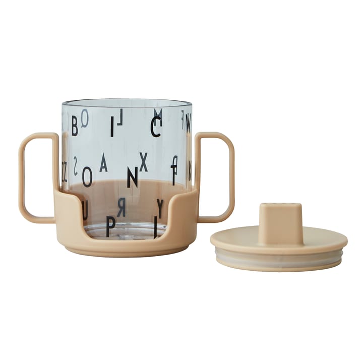 Filiżanka Grow with your cup, Beżowy Design Letters