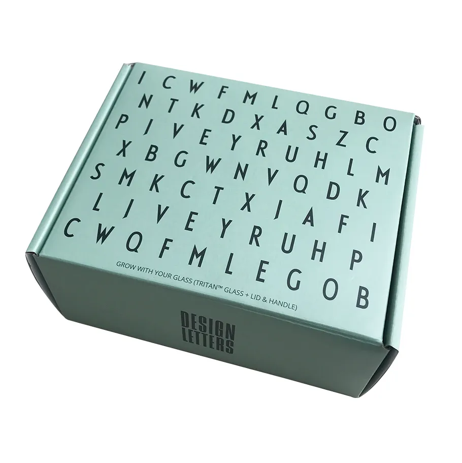 Filiżanka Grow with your cup, Zielona Design Letters