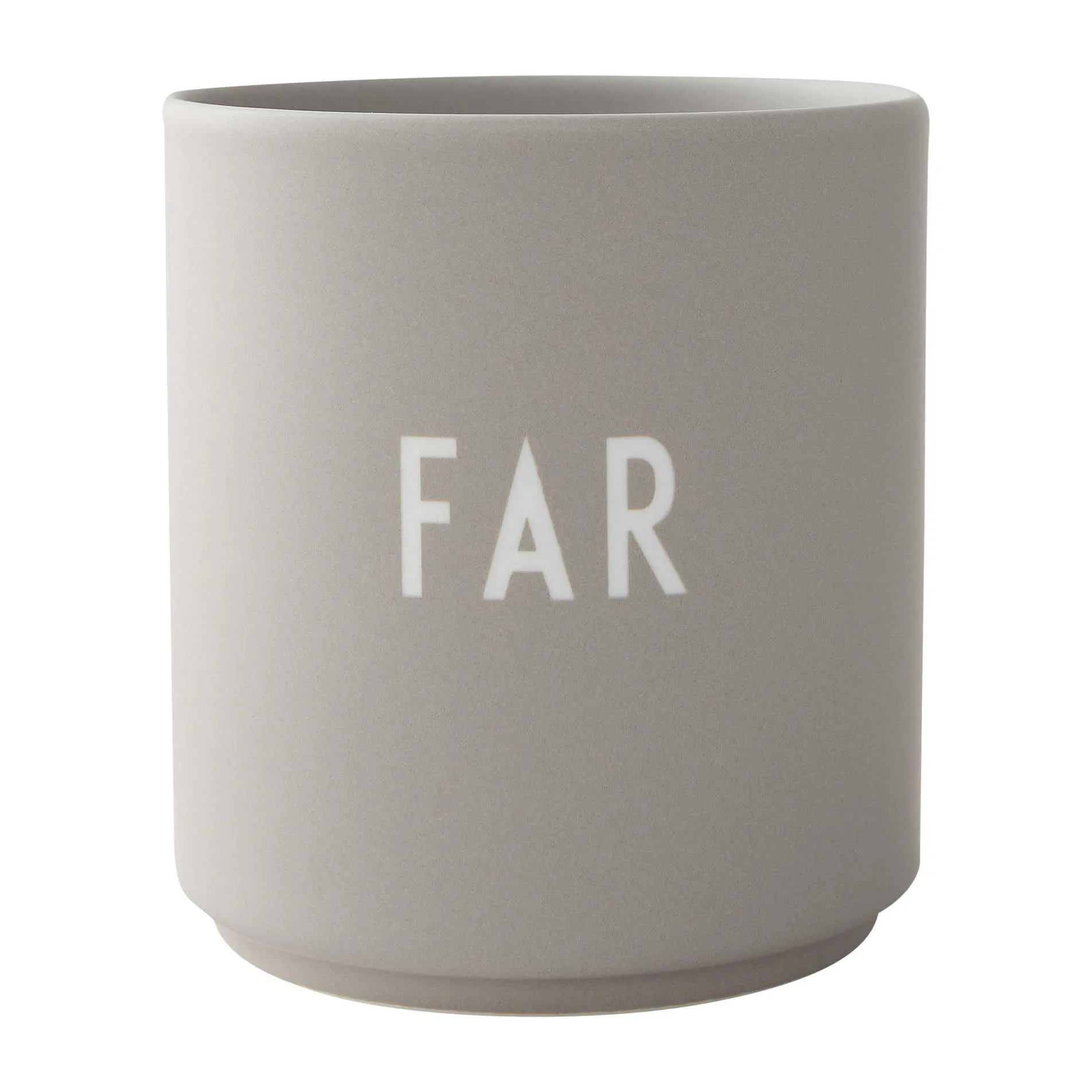 Kubek Favourite Design Letters 25 cl, Far-grey Design Letters