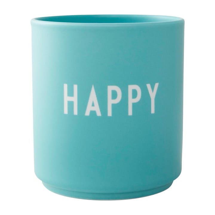 Kubek Favourite Design Letters 25 cl - Happy-aqua blue - Design Letters