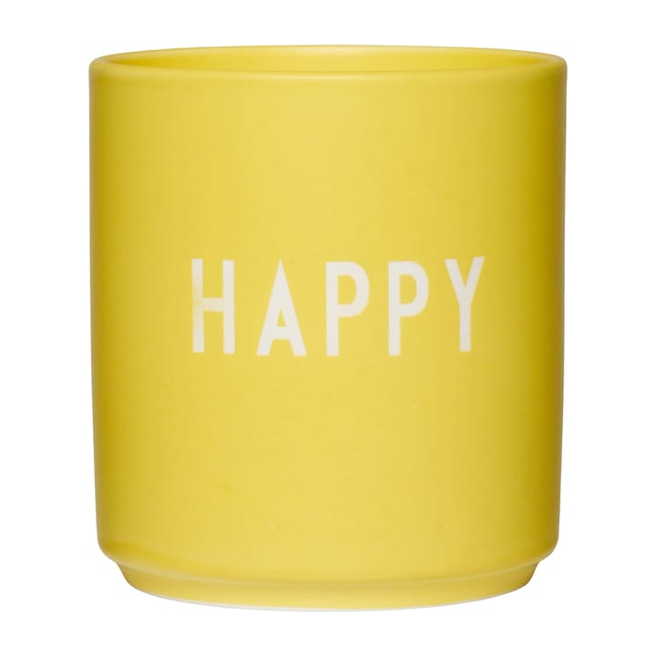 Kubek Favourite Design Letters 25 cl - Happy-yellow - Design Letters