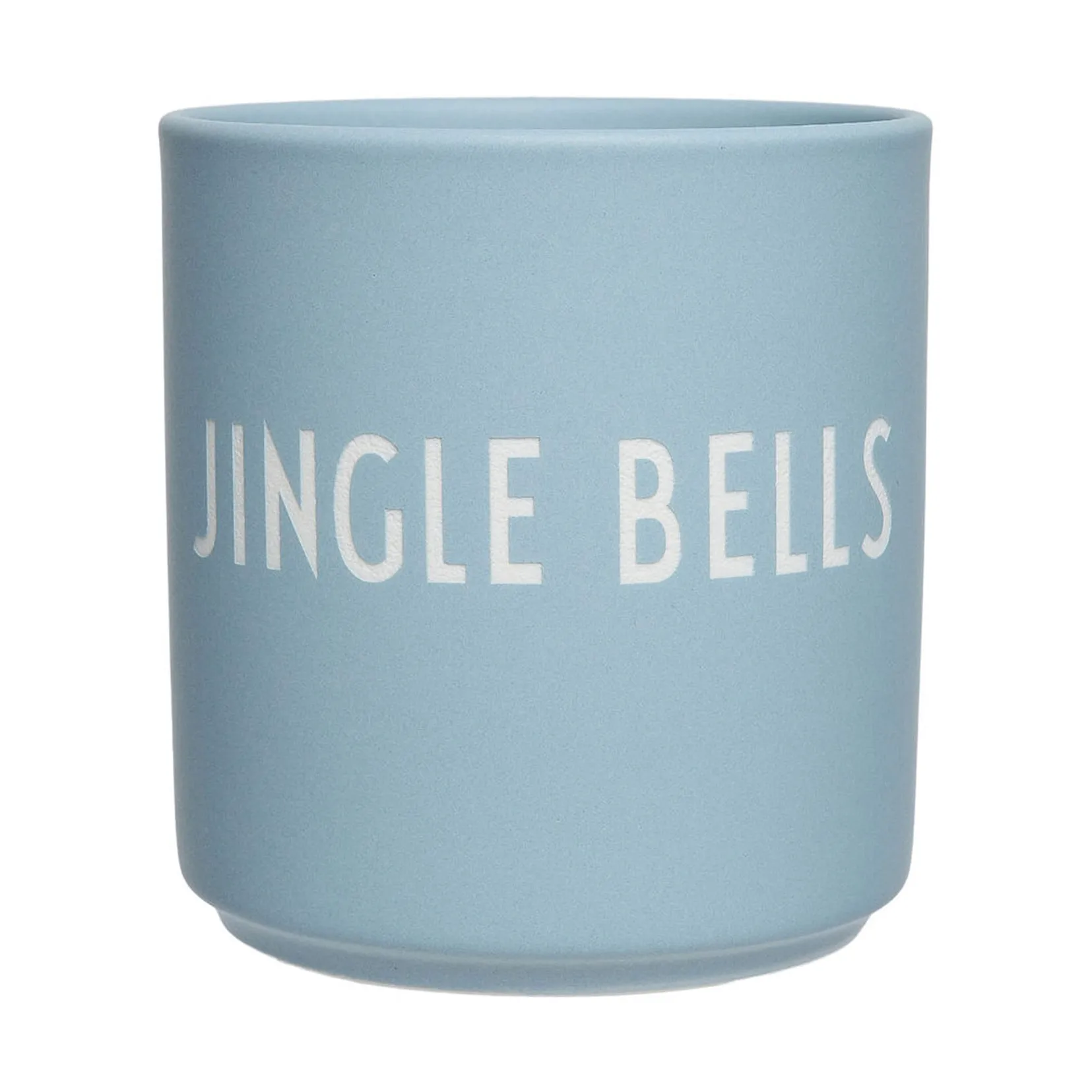 Kubek Favourite Design Letters 25 cl, Jingle bells-light blue Design Letters