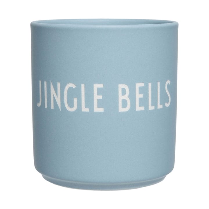 Kubek Favourite Design Letters 25 cl - Jingle bells-light blue - Design Letters