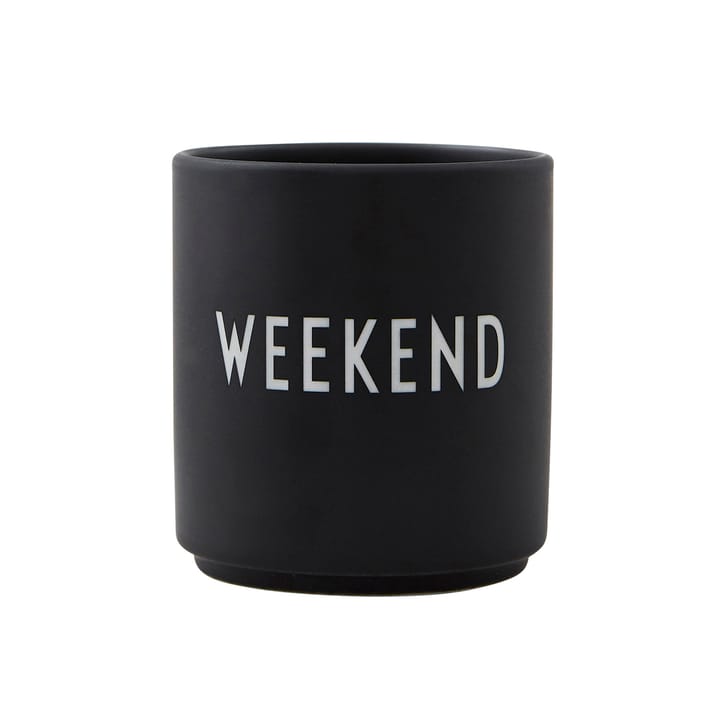 Kubek Favourite Design Letters 25 cl - Weekend-black - Design Letters