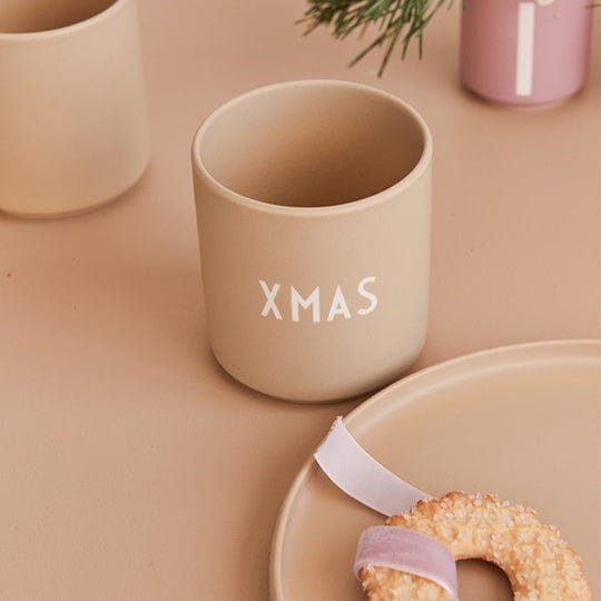 Kubek Favourite Design Letters 25 cl, Xmas-beige Design Letters