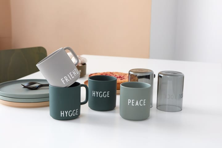 Kubek Favourite z uchem Design Letters 25 cl - Hygge-dark green - Design Letters