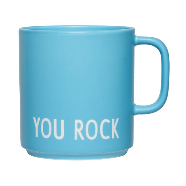 Kubek Favourite z uchem Design Letters VIP 25 cl - You rock - Design Letters