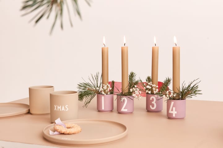 Kubek Mini Cups 4 szt., Lavender Design Letters