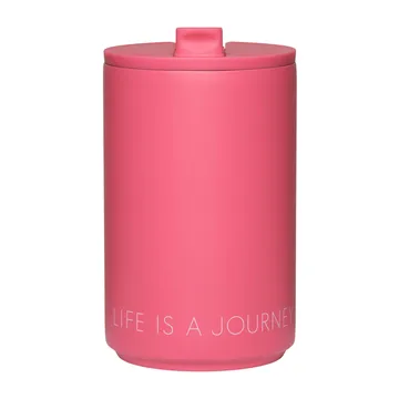 Kubek termiczny Design Letters - Cherry pink - Design Letters