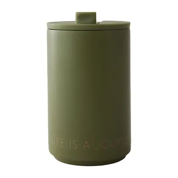 Kubek termiczny Design Letters - Forest green - Design Letters