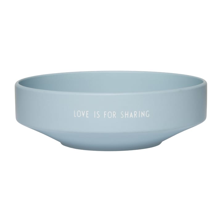 Miska Favourite Design Letters, L Ø22 cm - Light blue - Design Letters