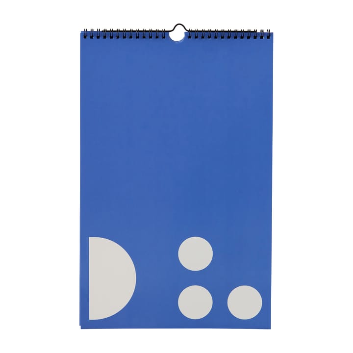 Planer miesięczny Design Letters - Cobalt blue - Design Letters