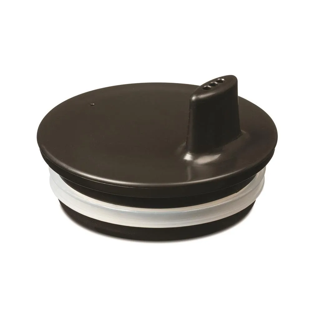 Pokrywka z dzióbkiem do kubka z melaminy Design Letters , czarny Design Letters