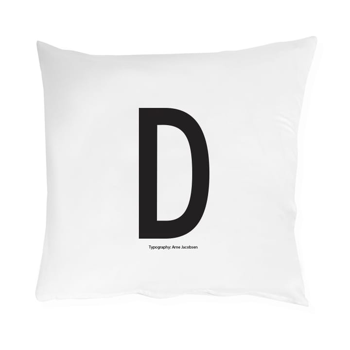 Poszewka na poduszkę Design Letters 60x50 cm - D - Design Letters