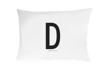 Poszewka na poduszkę Design Letters 70x50 cm - D - Design Letters