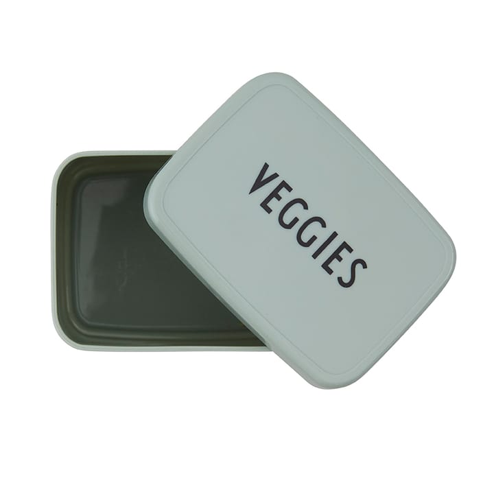 Projekt Litery pudełko na przekąski lunch box, Ciemna zieleń Design Letters