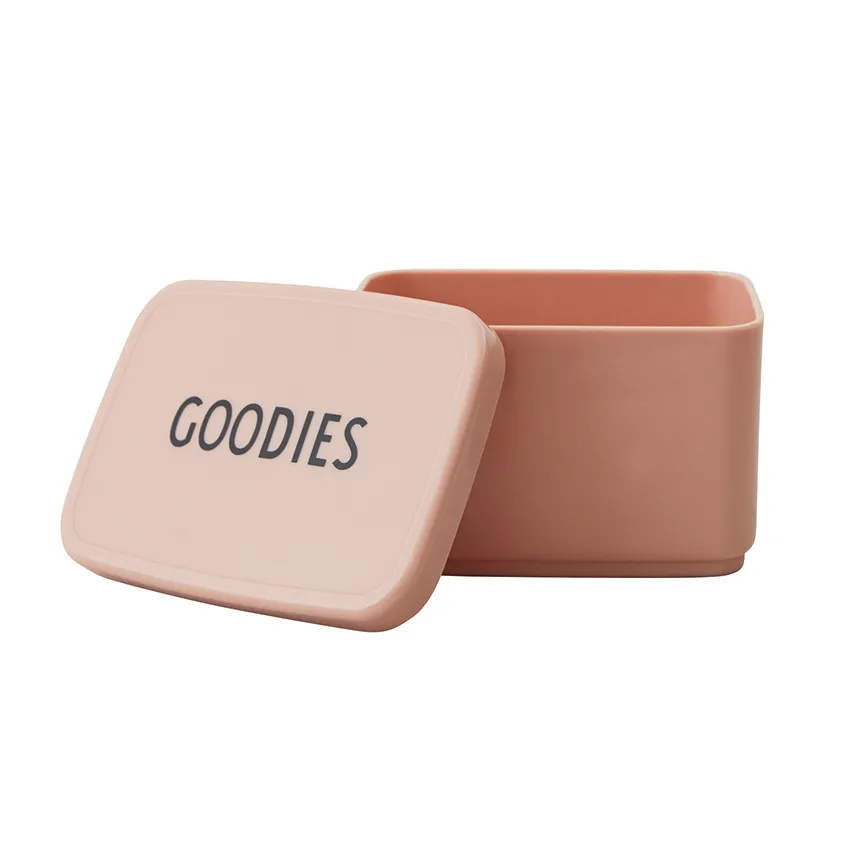 Projekt Litery pudełko na przekąski lunch box, Nude Design Letters