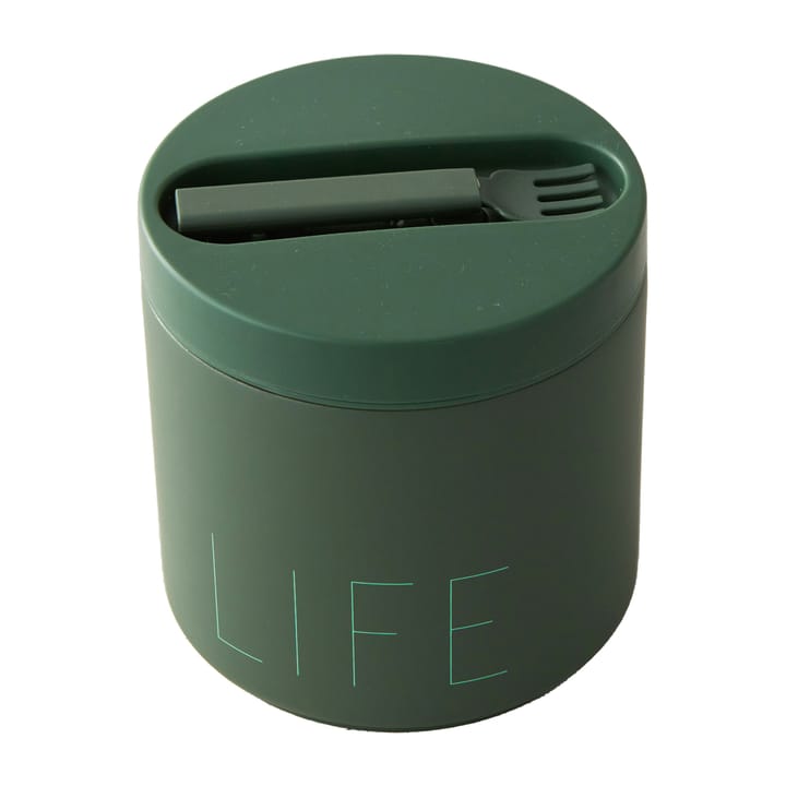 Pudełko termiczne Design Letters duże - Life-myrtle green - Design Letters