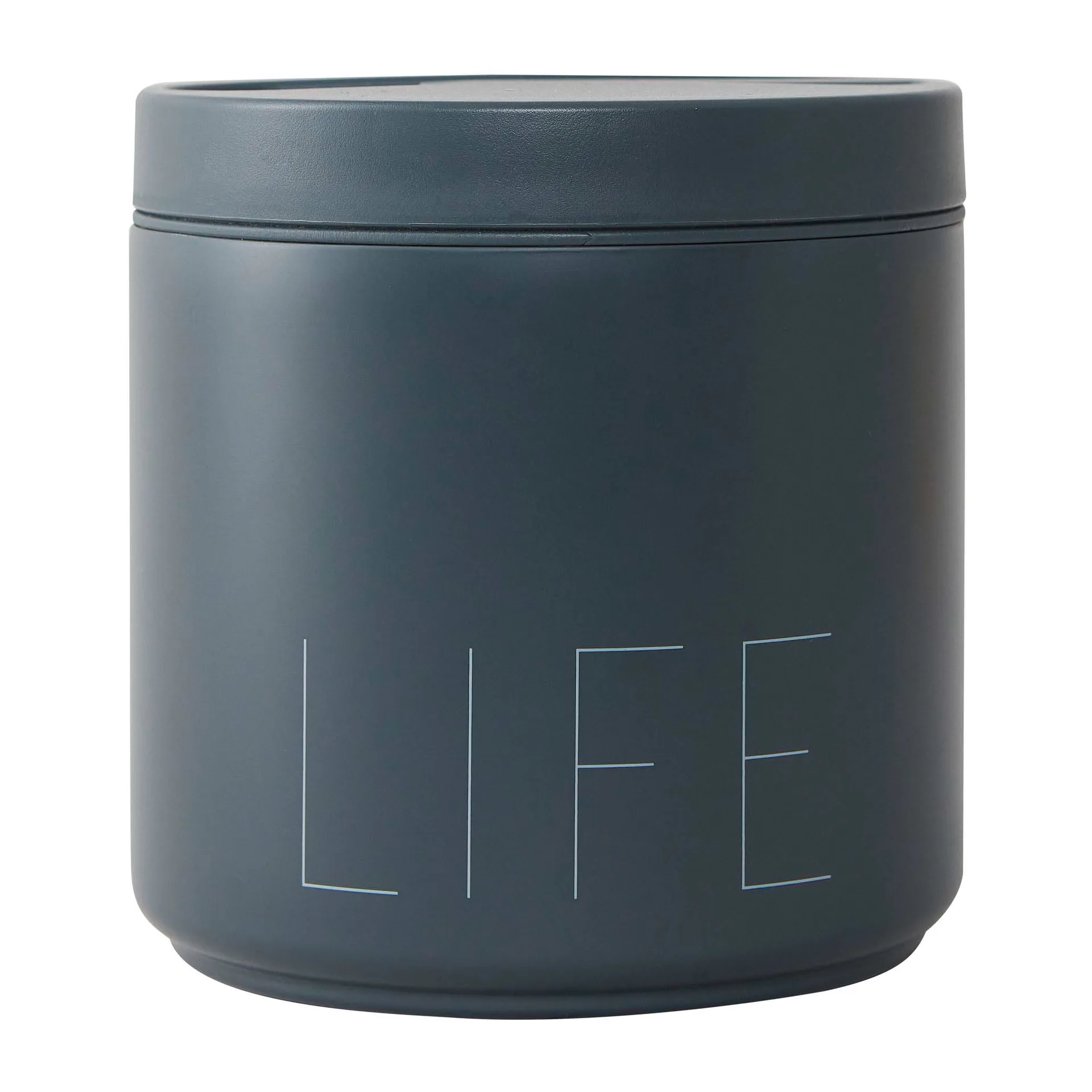 Pudełko termiczne Design Letters duże, Life-Royal blue Design Letters