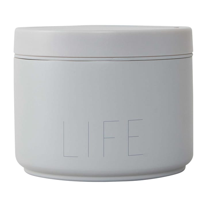 Pude�łko termiczne Design Letters małe - Life-Grey - Design Letters