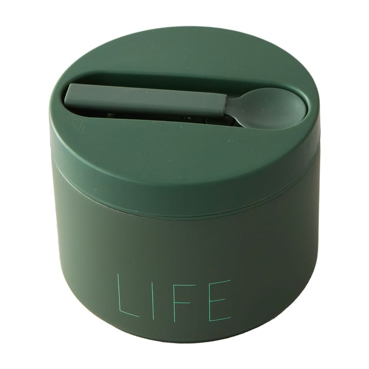 Pudełko termiczne Design Letters małe - Life-myrtle green - Design Letters