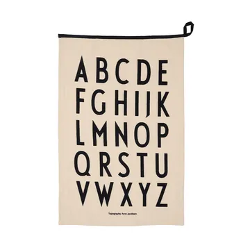 Ręcznik kuchenny Design Letters Premium classic 50x70cm - ABC-czarny - Design Letters