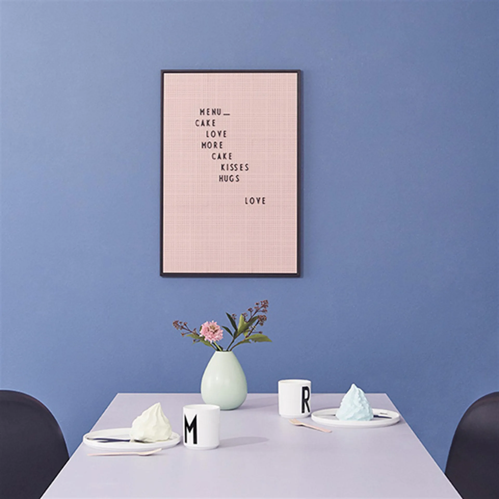 Tablica Design Letters A2, różowy Design Letters