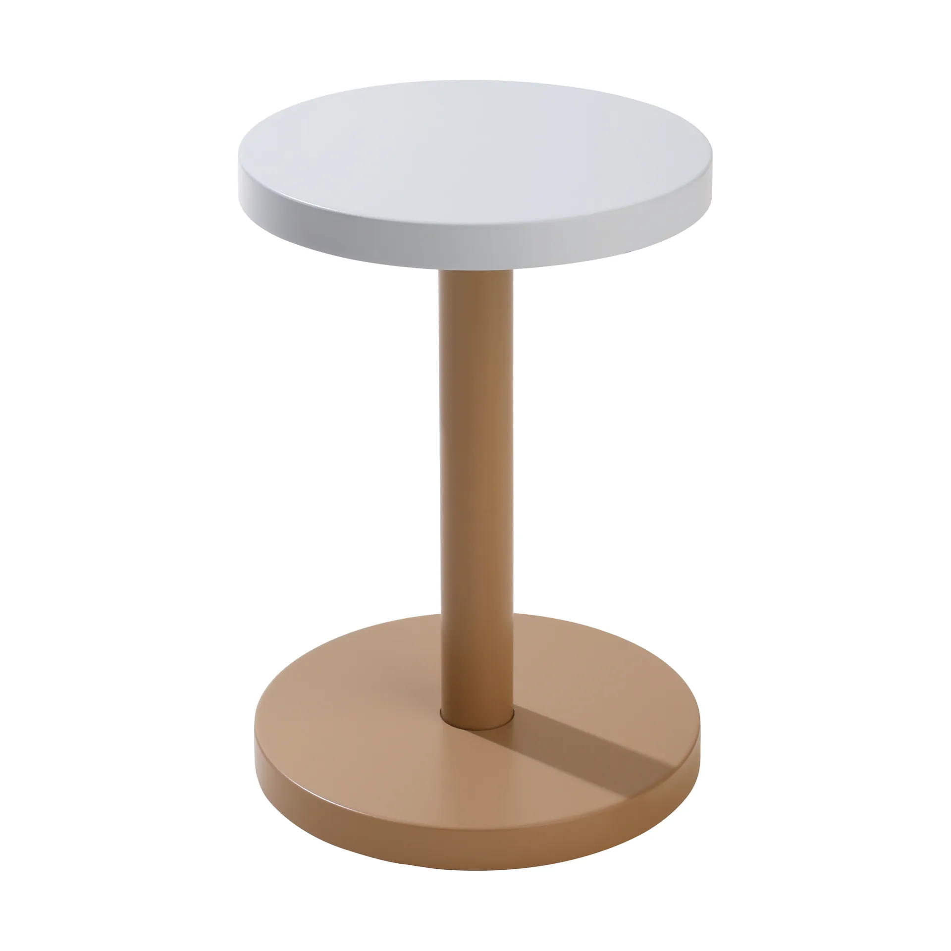 Taboret okrągły Stord Ø31x45 cm, Beige Design Letters