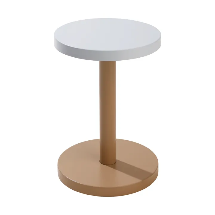 Taboret okrągły Stord Ø31x45 cm - Beige - Design Letters