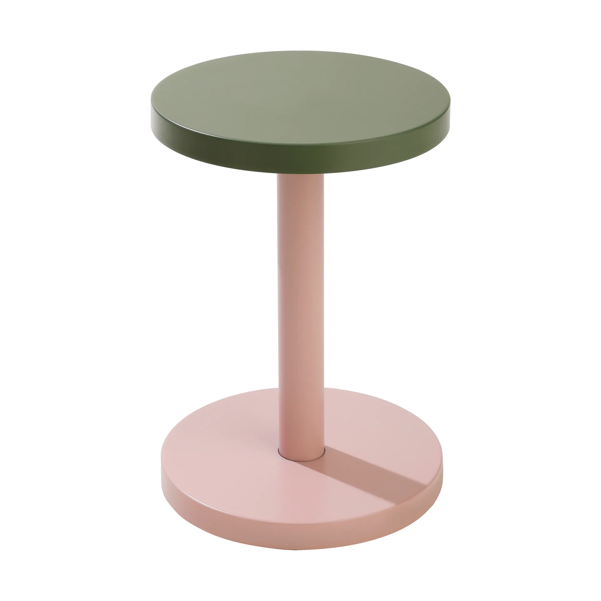 Taboret okrągły Stord Ø31x45 cm, Creole pink Design Letters