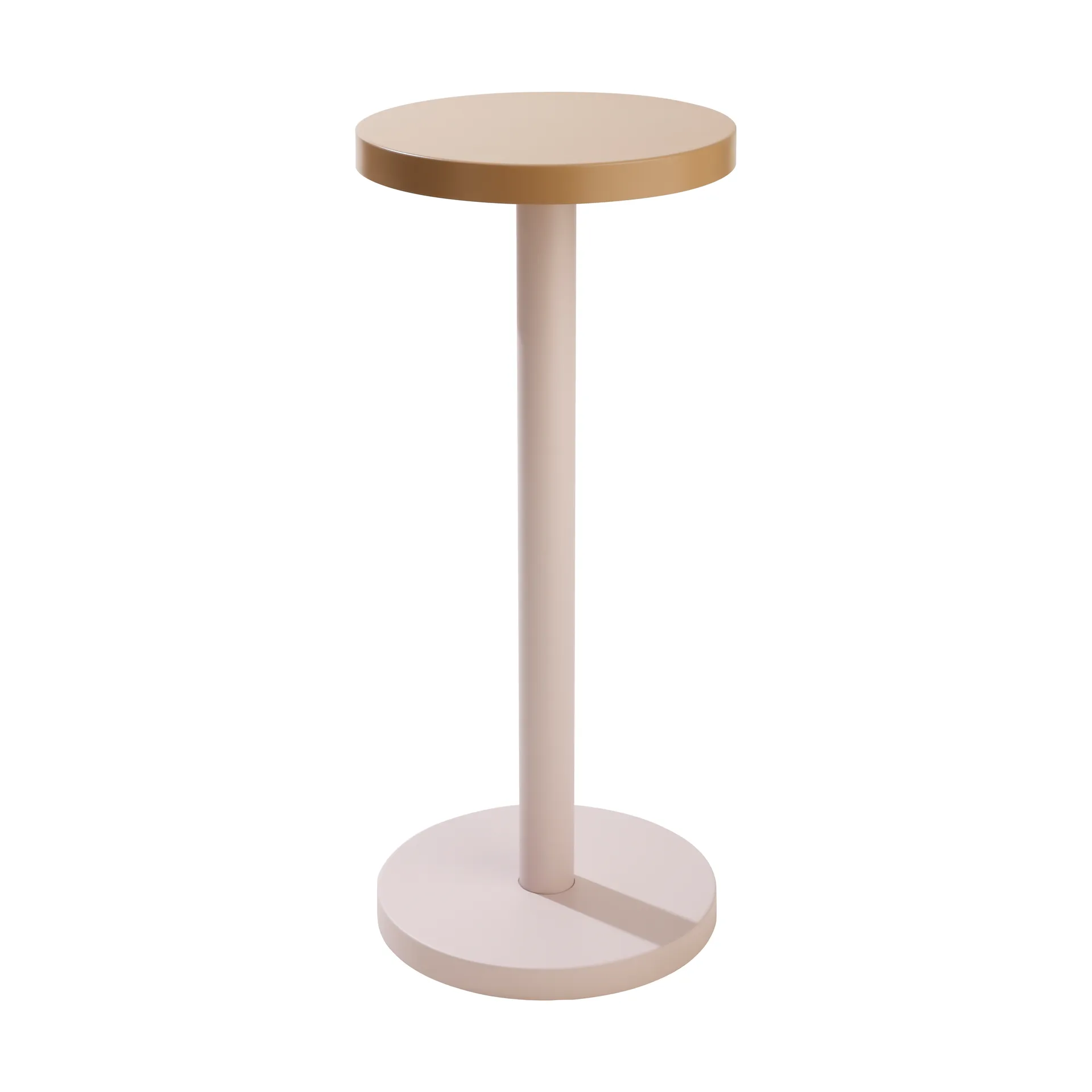 Taboret okrągły Stord Ø31x73 cm, Pastel-pastel beige Design Letters