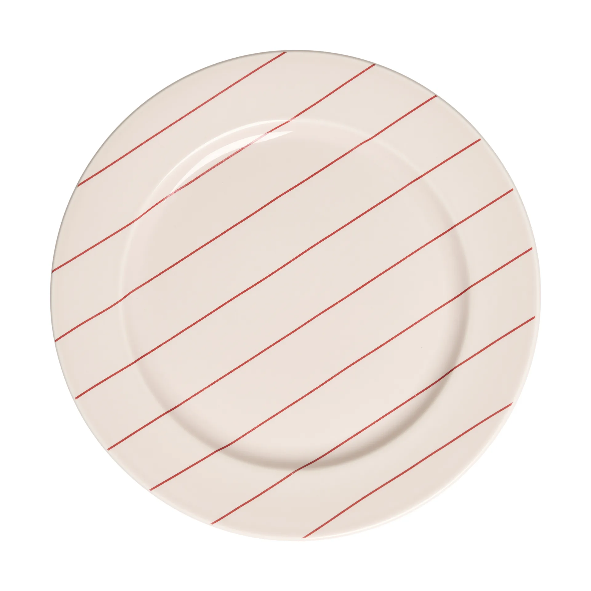 Talerz Design Letters Pyjamas Ø23 cm, Faded rose-pastel beige Design Letters