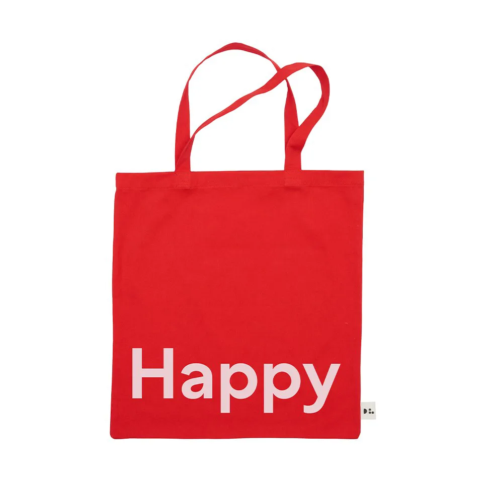 Torebka Design Letters Tote bag, Happy-czerwony Design Letters
