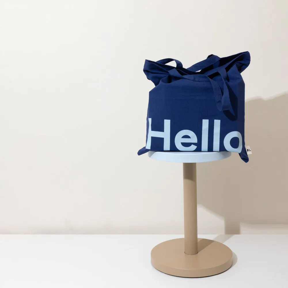 Torebka Design Letters Tote bag, Hello-ciemnoniebieski Design Letters