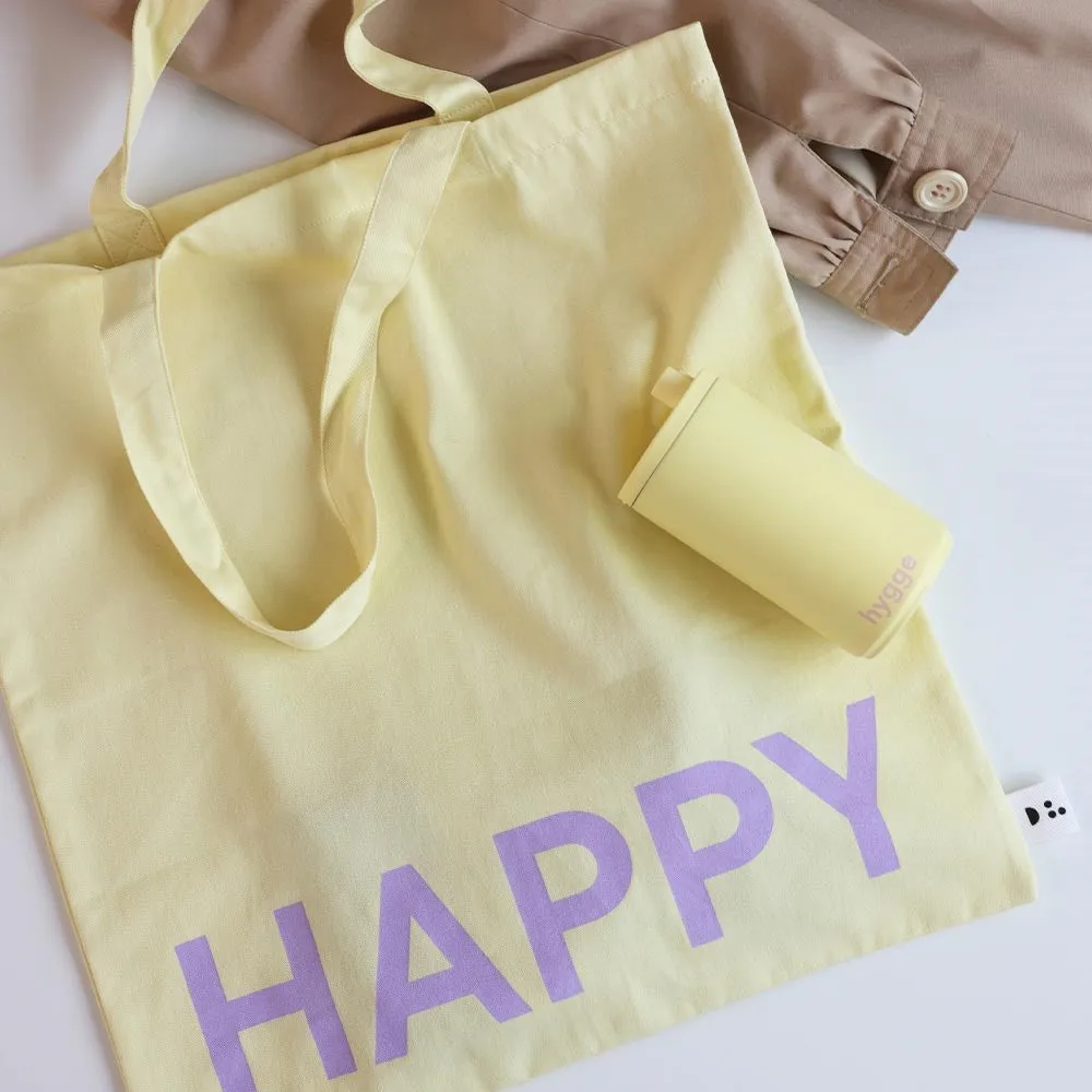Torebka Design Letters Tote bag, Yellow-pink Design Letters