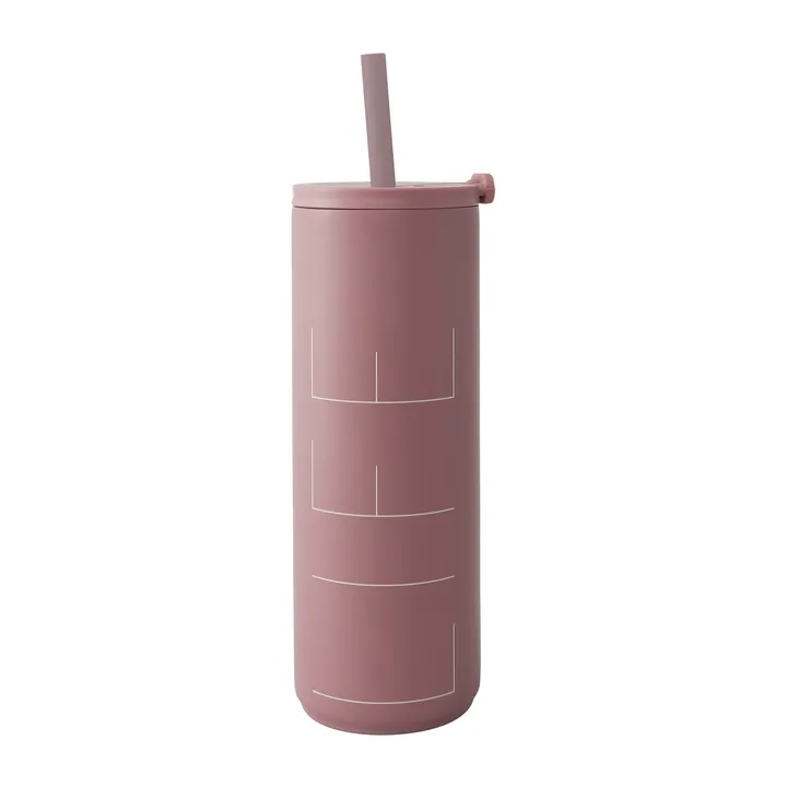 Travel Life termos z rurką 500 ml - Ash rose - Design Letters