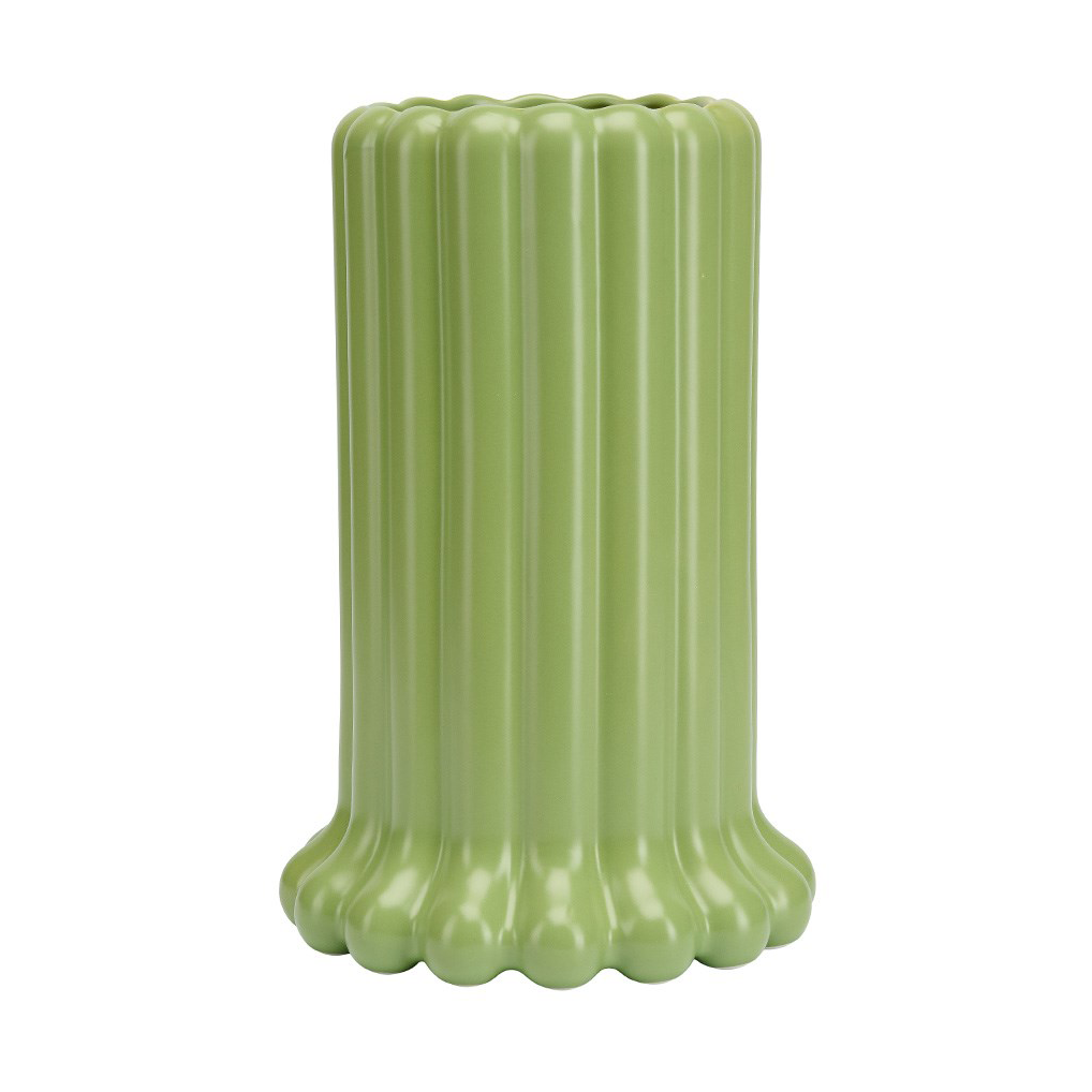 Design Letters Wazon Tubular large 24 cm Green | Skandynawski Design | Wazony | Zielony