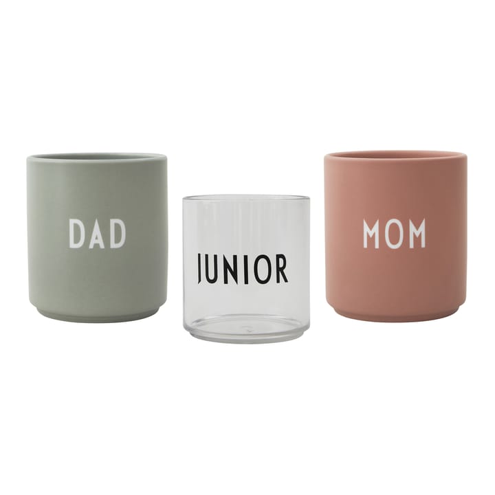 Zestaw upominkowy Design Letters Family, Nude-green Design Letters