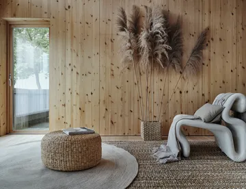 Dywan jutowy Ella Ø150 cm - Biało-Naturalna - Dixie