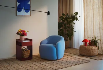 Freja dywan jutowy w kratkę 160x230 cm - Natural-dark grey - Dixie