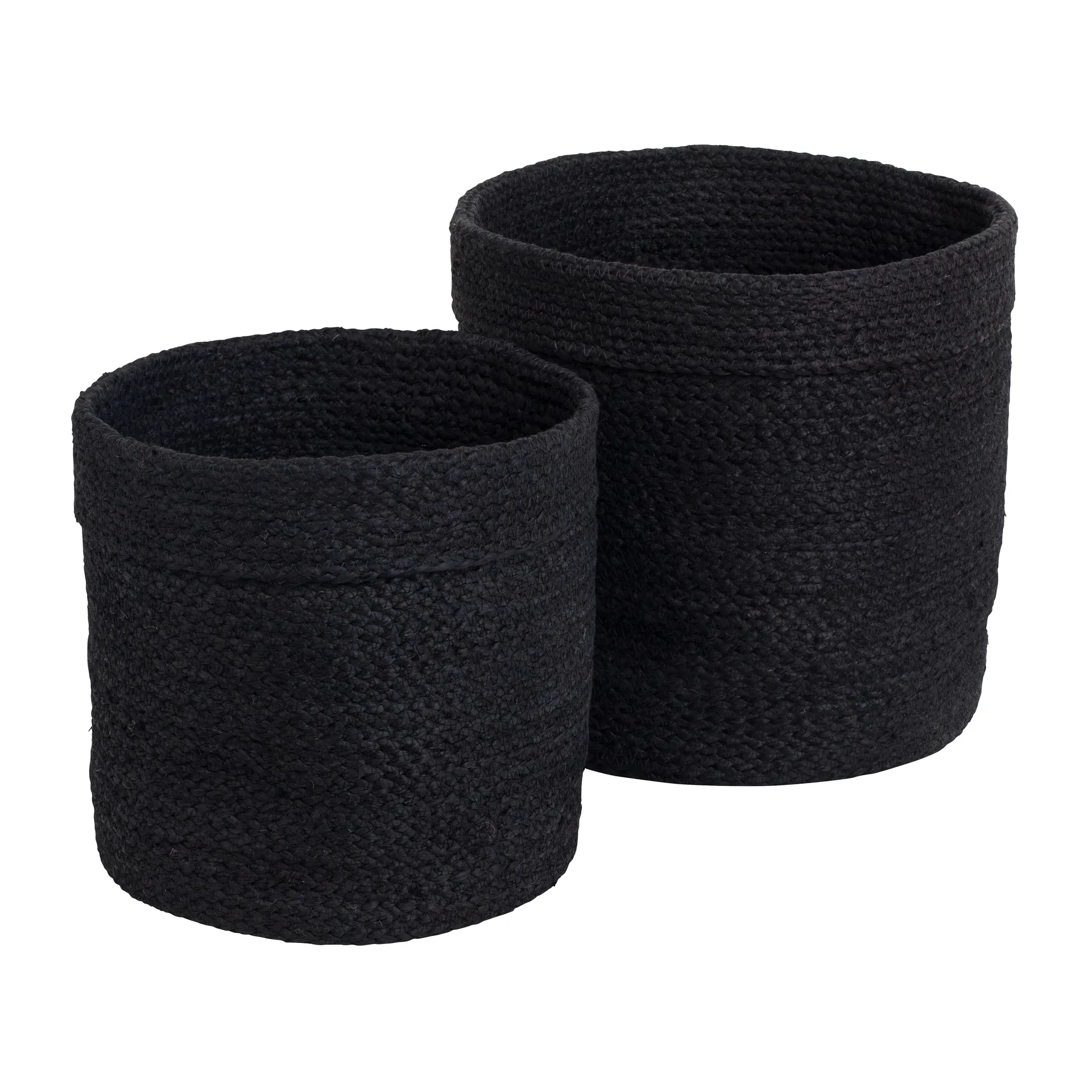 Kosz do przechowywania Elin 2-pak, Czarny Dixie